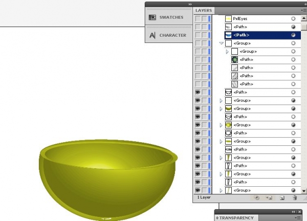 Creation of Glossy PXL: Step 1